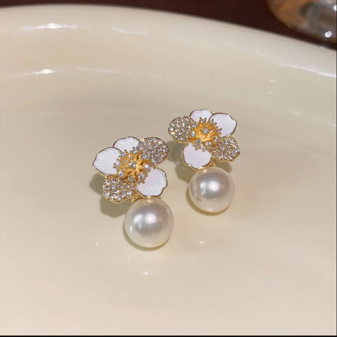 Fat Pearl Earring Collection | Elegant Pearl Ear Studs - Image 12