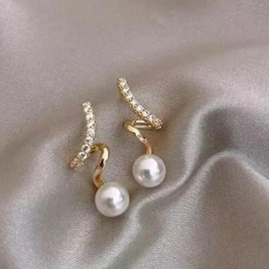 Fat Pearl Earring Collection | Elegant Pearl Ear Studs - Image 4
