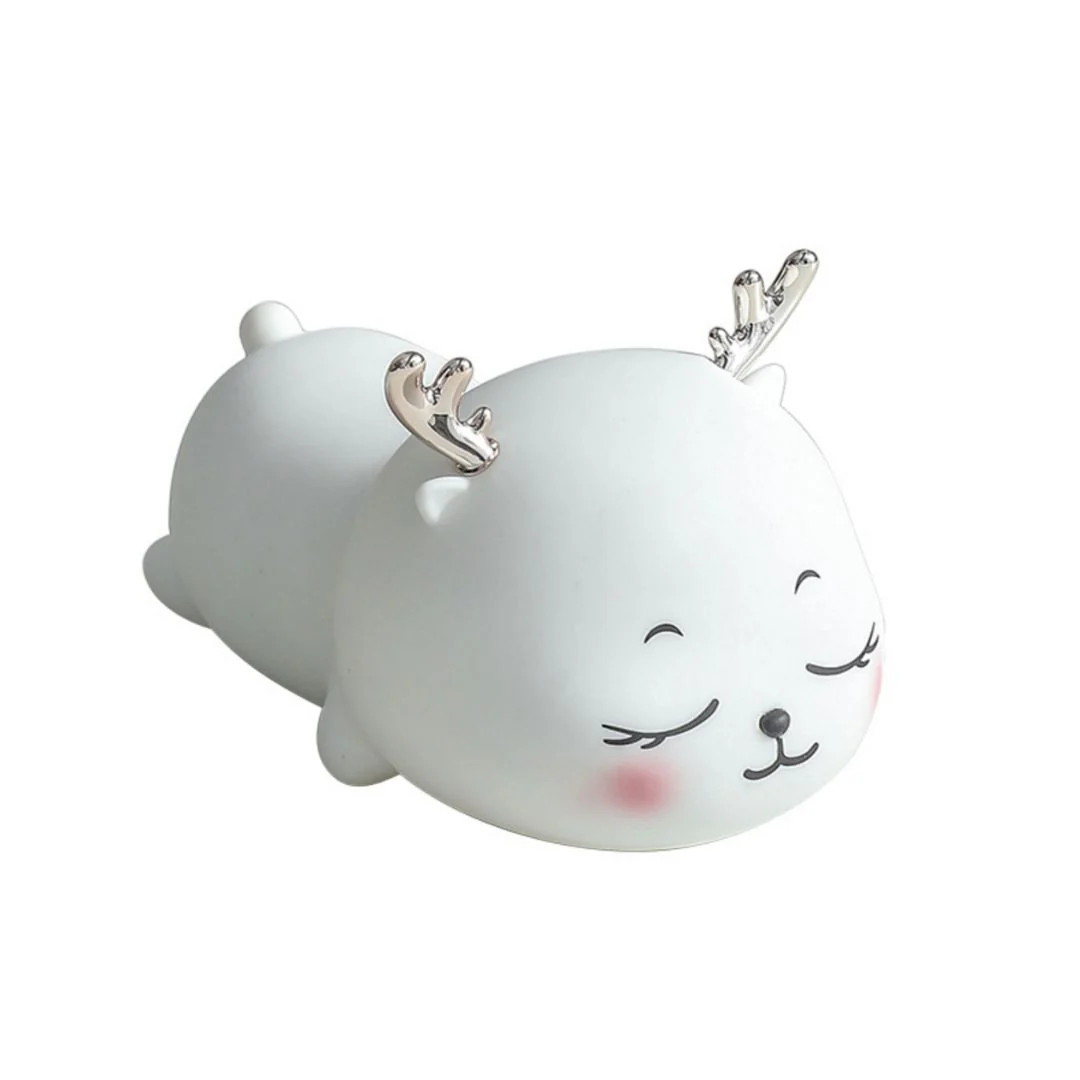 Fawn Color-Changing Night Light | Cute Soft Silicone Baby Deer Lamp - Image 4
