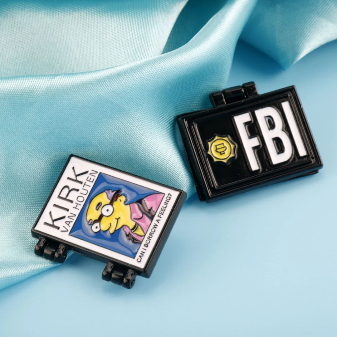 Quirky Secret Agent Brooch | Funny Lapel Pin