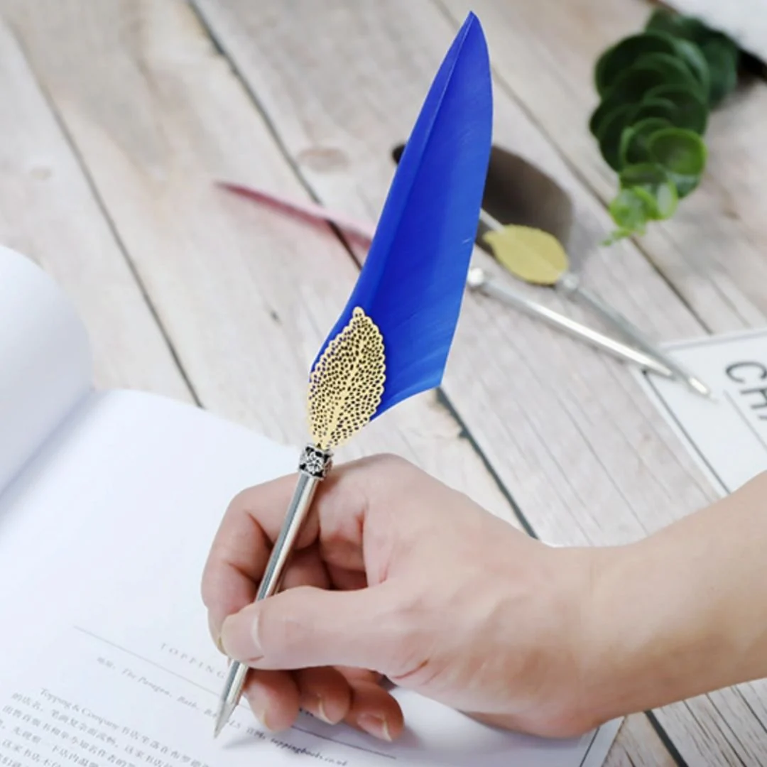 Retro Feather Ball Pen - Image 2