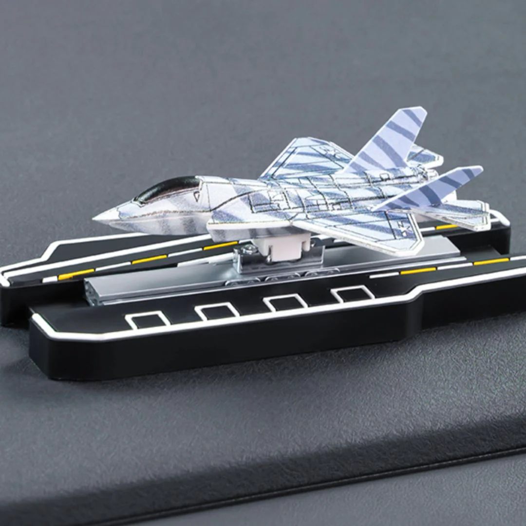 Sliding Fighter Jet Dashboard Decor – With Hidden Phone Number Display - Image 3