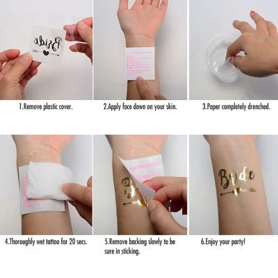 Flamingo Bride - Temporary Tattoo (Set of 2) - Image 3