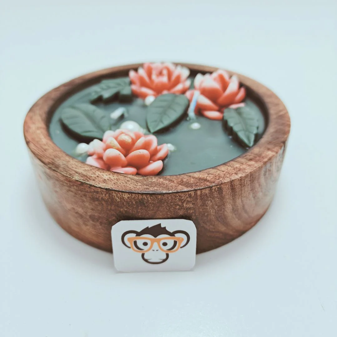 Floating Blossoms - Lotus in Tub Candle - Image 2