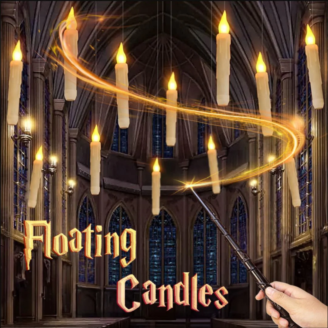 Floating Candles with Remote | Battery-Operated Candle Set