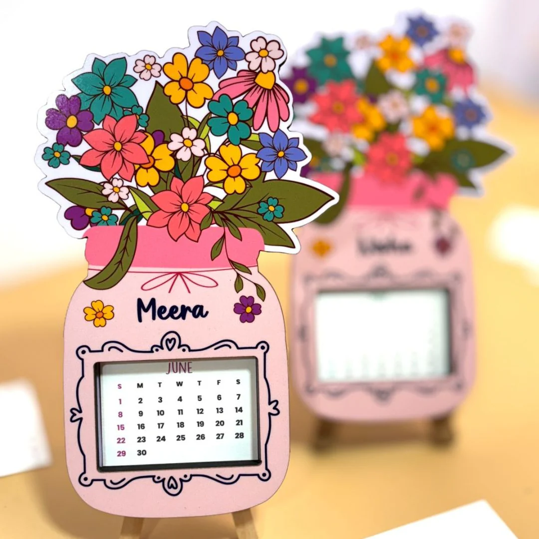 Floral Bliss Desk Calendar - Image 2