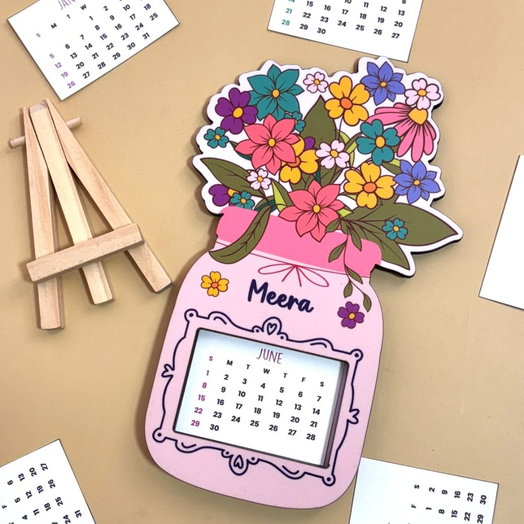 Floral Bliss Desk Calendar - Image 4