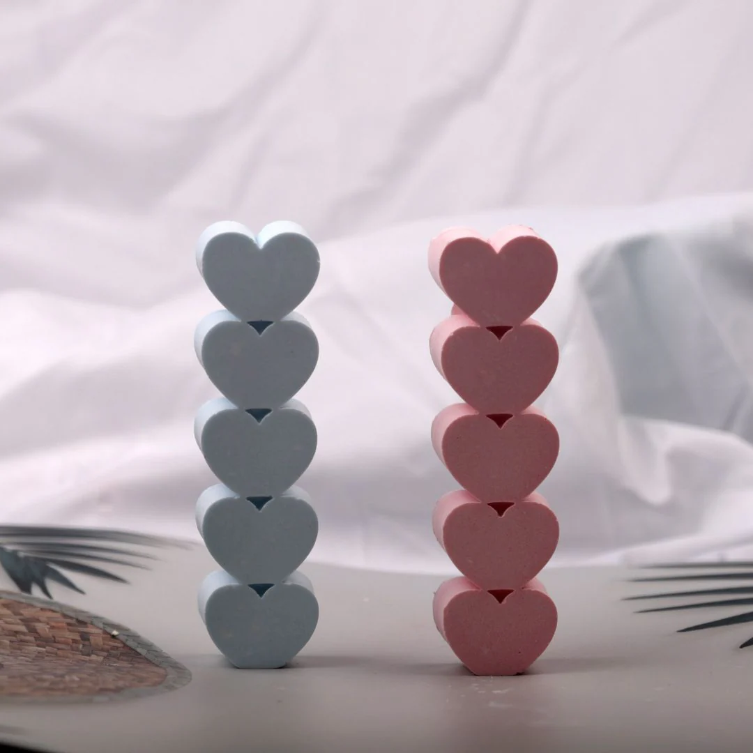 Fluffy Heart Shaped Candle | "Dil Deke Dekho" Series Candle [ 1 Pc Only] - Image 9
