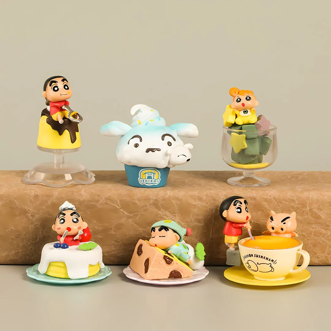 Foodie Shin Chan Figurines: A Taste of Mischief - Image 2