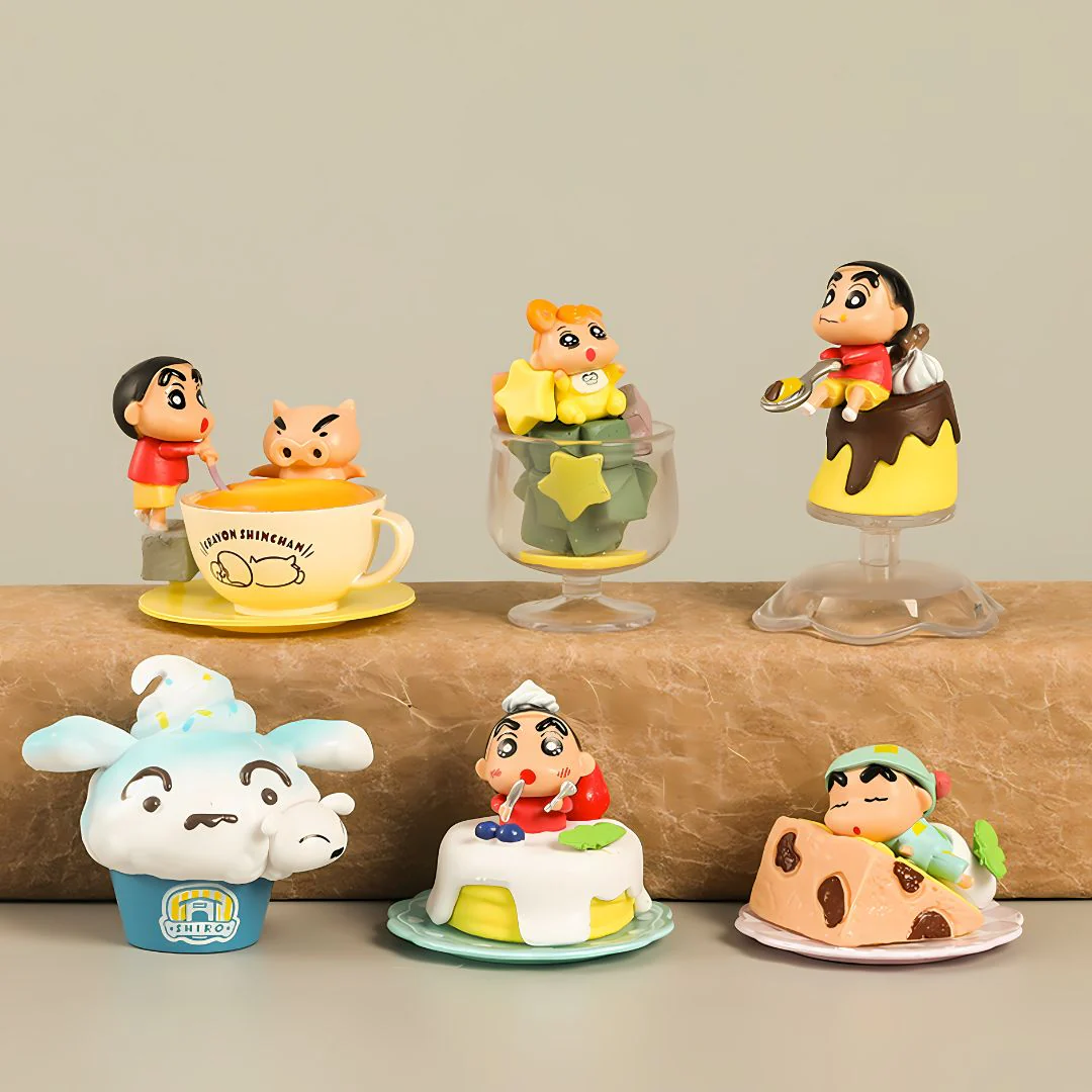 Foodie Shin Chan Figurines: A Taste of Mischief - Image 4
