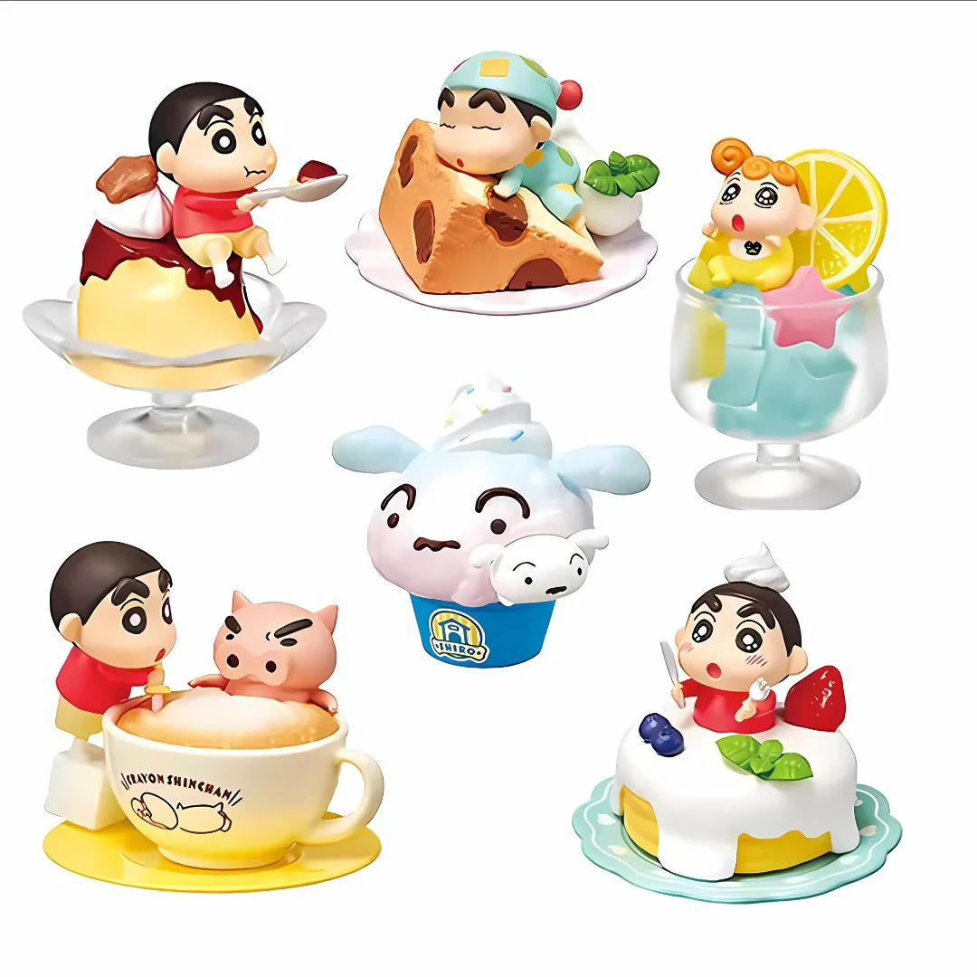 Foodie Shin Chan Figurines: A Taste of Mischief - Image 5