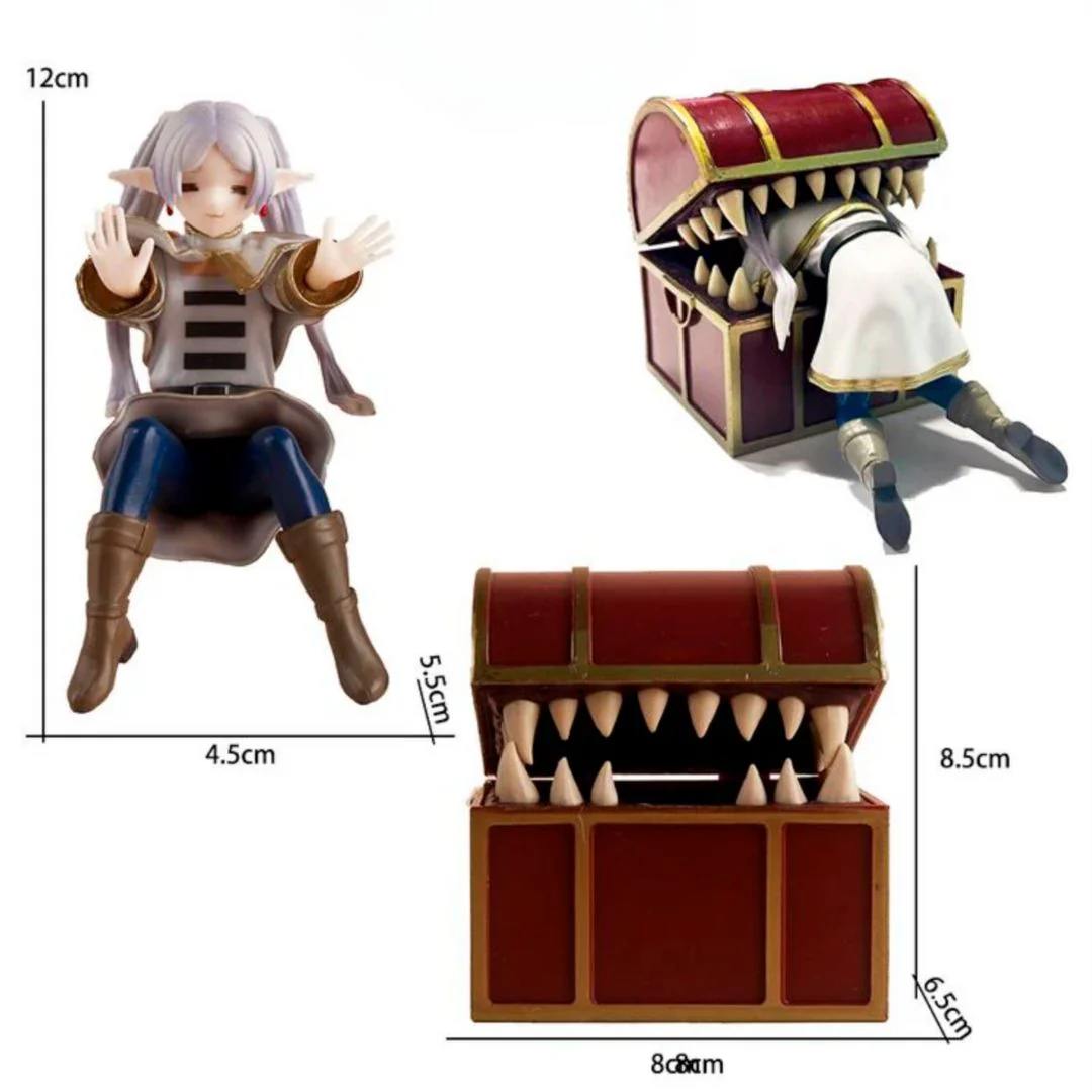 Frieren Figure with Mimic Chest Set – Frieren: Beyond Journey’s End (PVC Collectible) - Image 3
