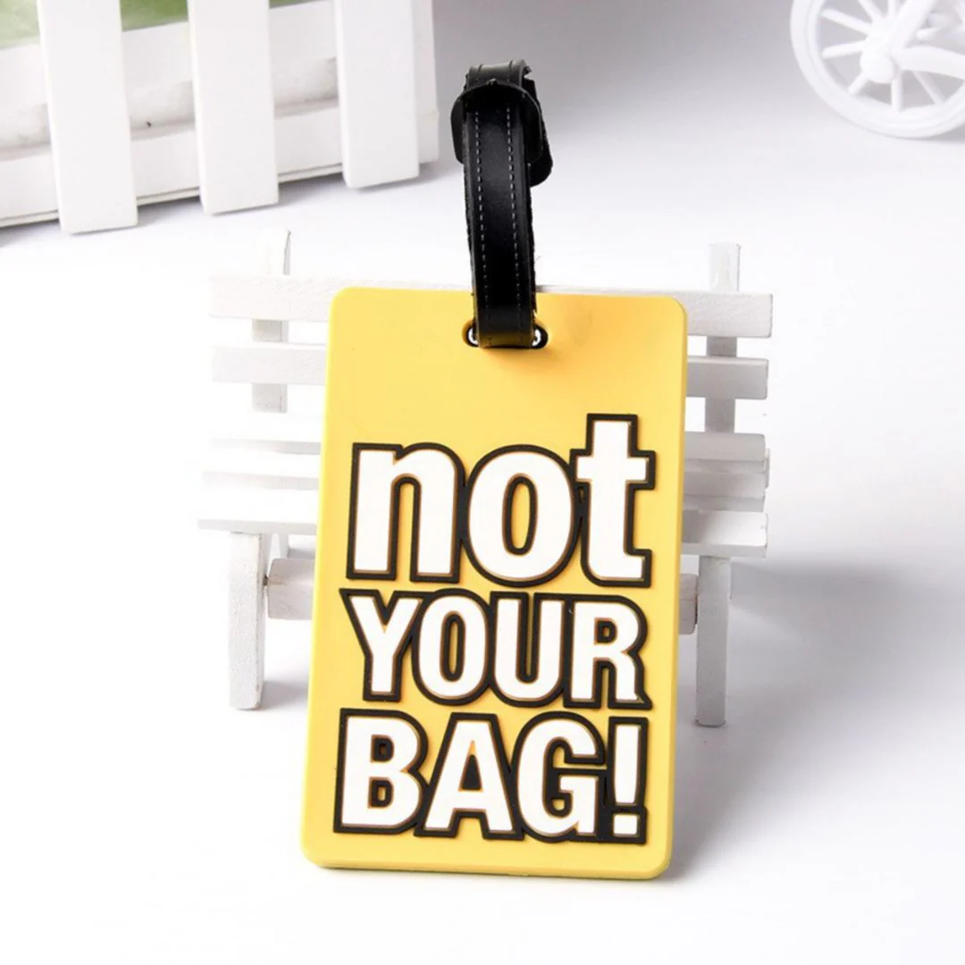 Funny Text Luggage Tag | Baggage Identifier Tags for Travellers - Image 11