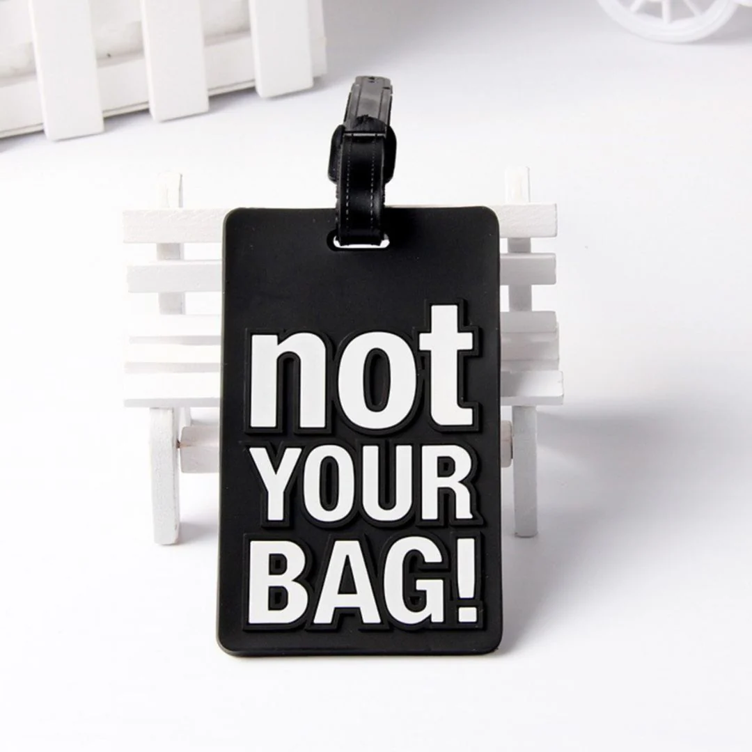 Funny Text Luggage Tag | Baggage Identifier Tags for Travellers - Image 12