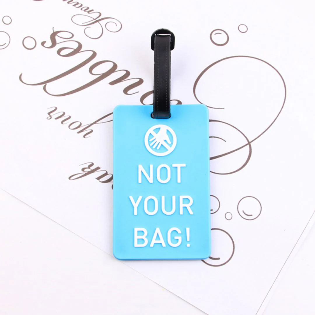 Funny Text Luggage Tag | Baggage Identifier Tags for Travellers - Image 15