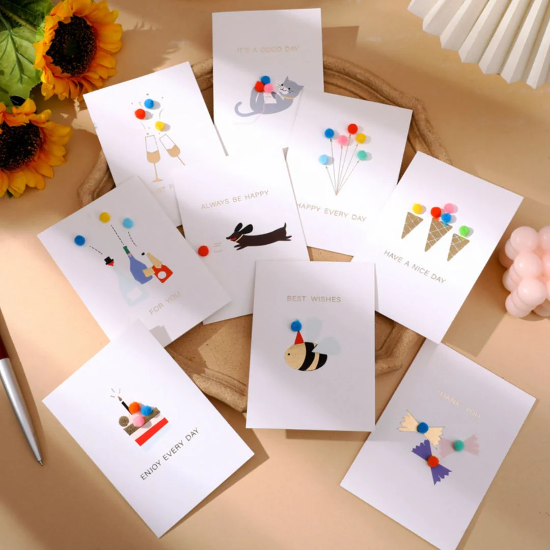Fur Balls Greeting Card | Speak Your Emotion Cards [ Set of 2]