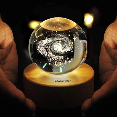 3D Galaxy / Nebula Crystal Lamp | Get me the Galaxy! | Gift a Star - Gift a Galaxy - Image 2