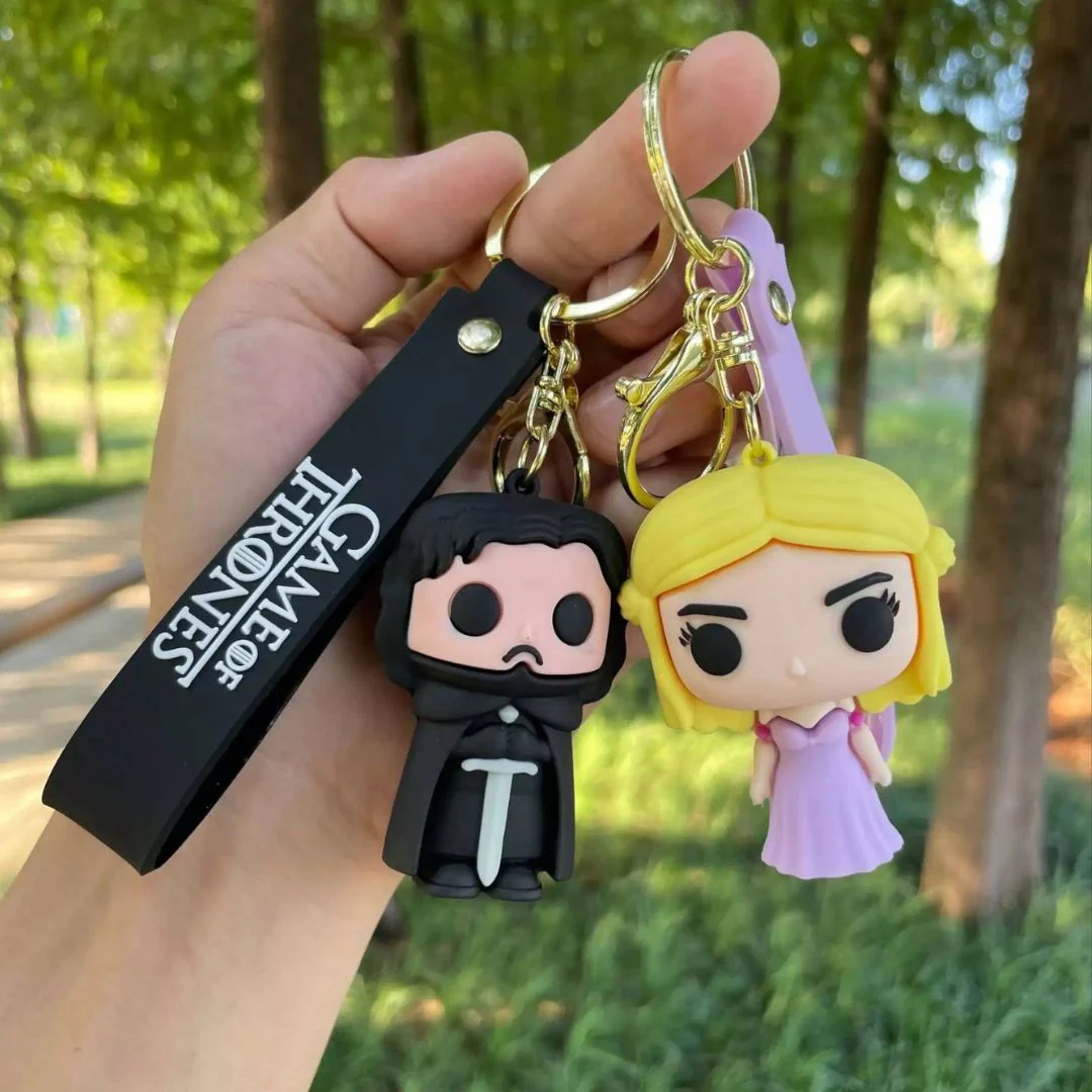 Game of Thrones Character Keychain | [3D] Premium Silicone | For GOT Lovers