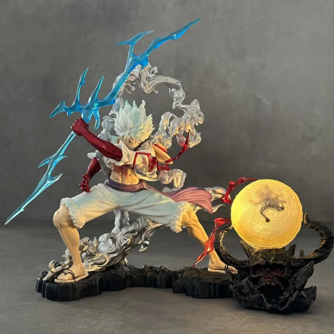 Nika Luffy Gear 5 Glowing Lamp – One Piece Collectible Figure - Image 6