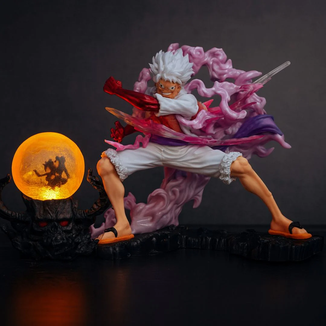 Nika Luffy Gear 5 Glowing Lamp – One Piece Collectible Figure - Image 8