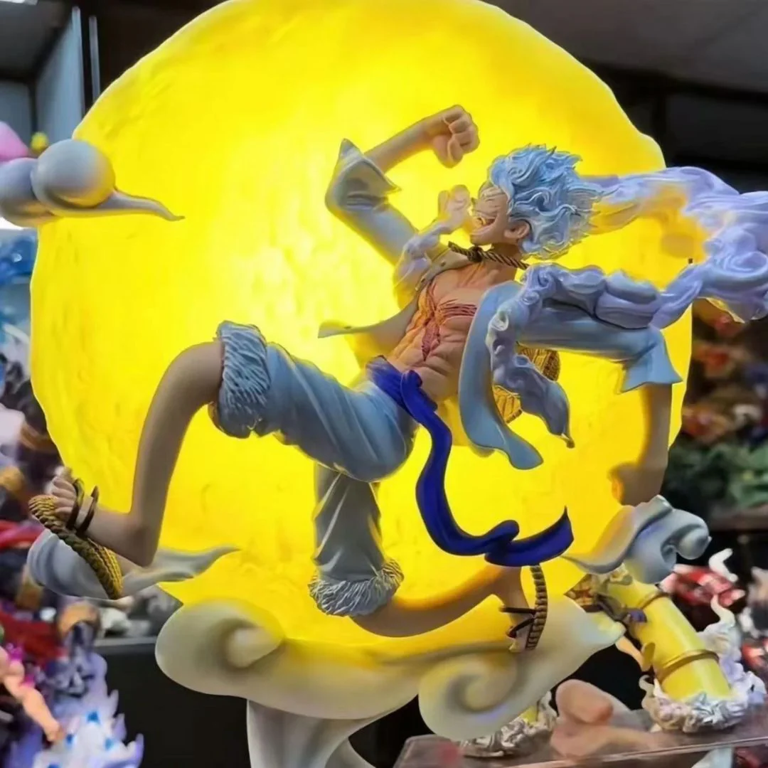 Gear 5 Luffy LED Lamp – One Piece Resin Action Figure - Image 4