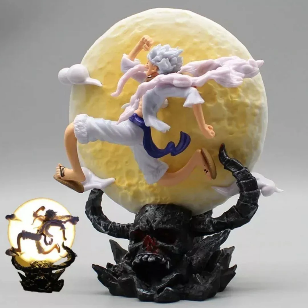 Gear 5 Luffy LED Lamp – One Piece Resin Action Figure - Image 7