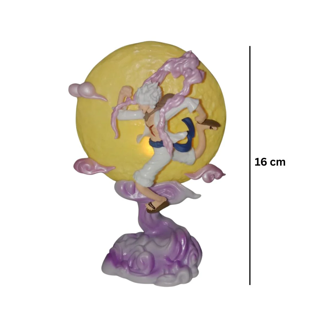 Gear 5 Luffy LED Lamp – One Piece Resin Action Figure - Image 8
