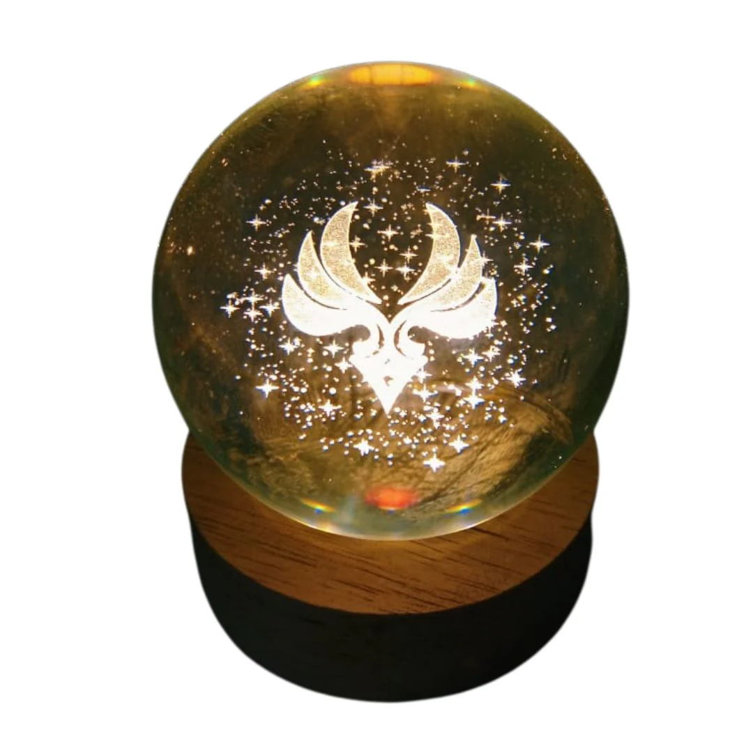 Genshin Impact Crystal Lamp | Anime Crystal Lamps - Image 3