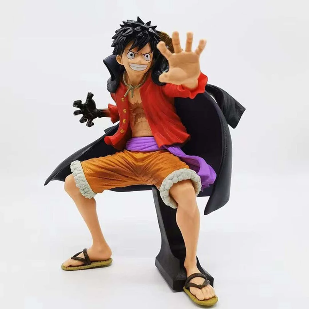 Ghost Island Luffy Figurine | Anime Model Desktop Ornament Gift 20 cm