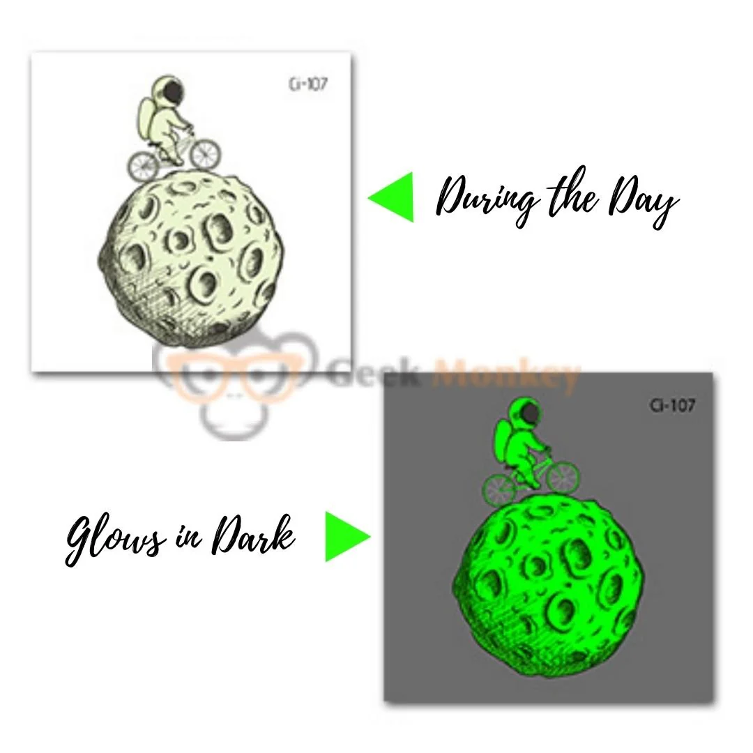 Space Ranger - Glow in Dark Tattoo (Set of 5) - Image 11