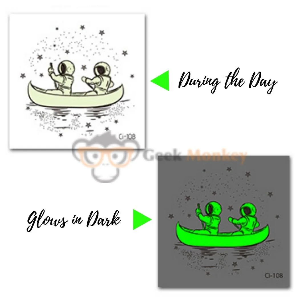 Space Ranger - Glow in Dark Tattoo (Set of 5) - Image 12