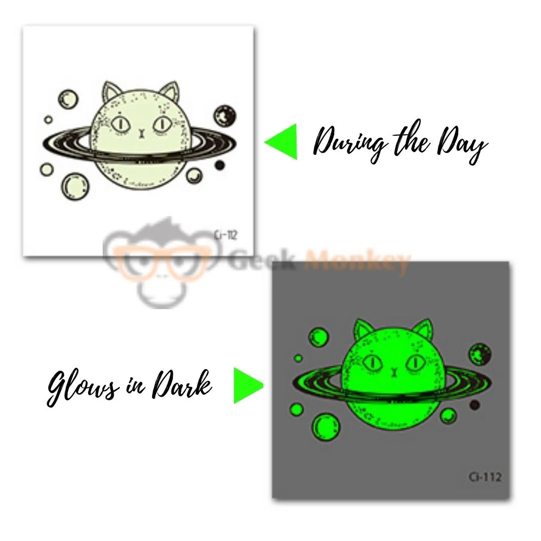 Space Ranger - Glow in Dark Tattoo (Set of 5) - Image 13