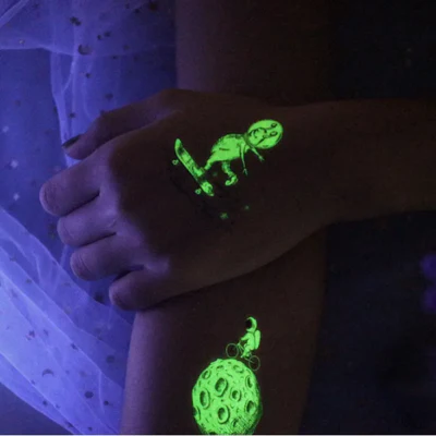 Space Ranger - Glow in Dark Tattoo (Set of 5) - Image 5