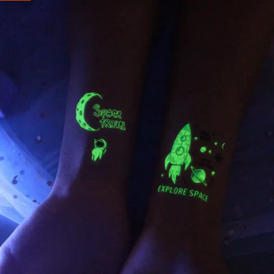 Space Ranger - Glow in Dark Tattoo (Set of 5) - Image 6