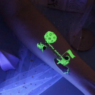 Space Ranger - Glow in Dark Tattoo (Set of 5) - Image 7