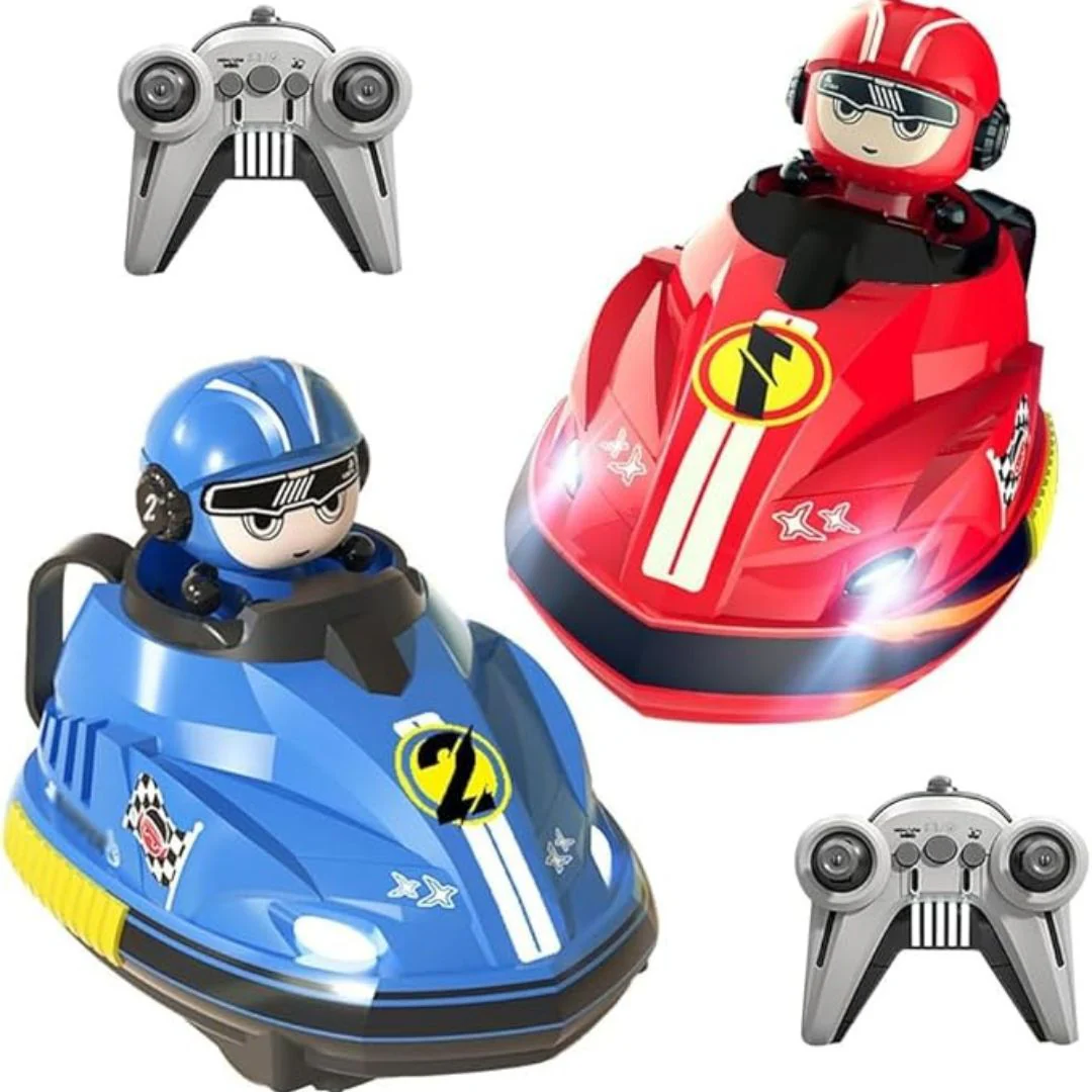 Go Kart Battle Remote Control Car Set – 2 Player RC Collision Cars - Image 2