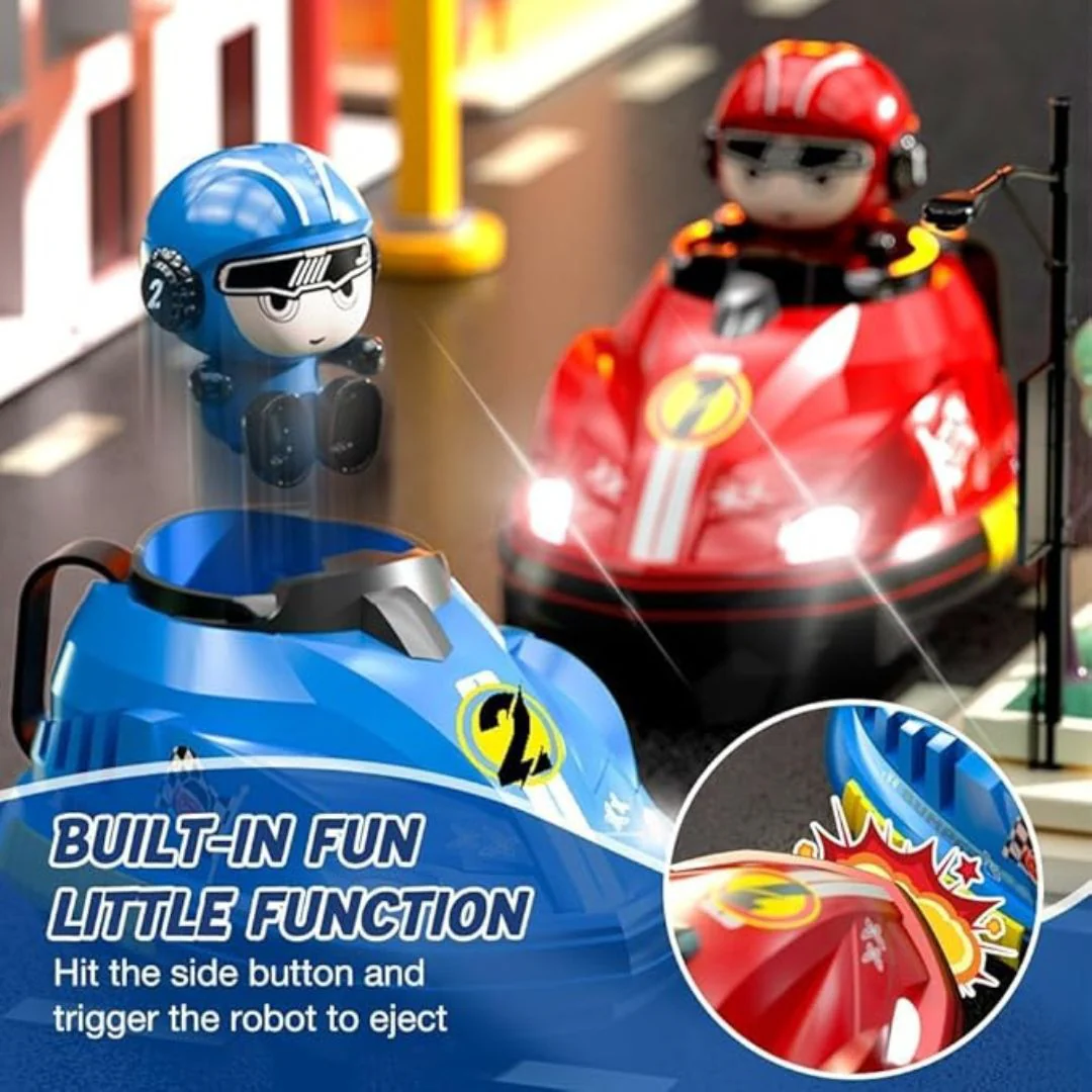 Go Kart Battle Remote Control Car Set – 2 Player RC Collision Cars - Image 3