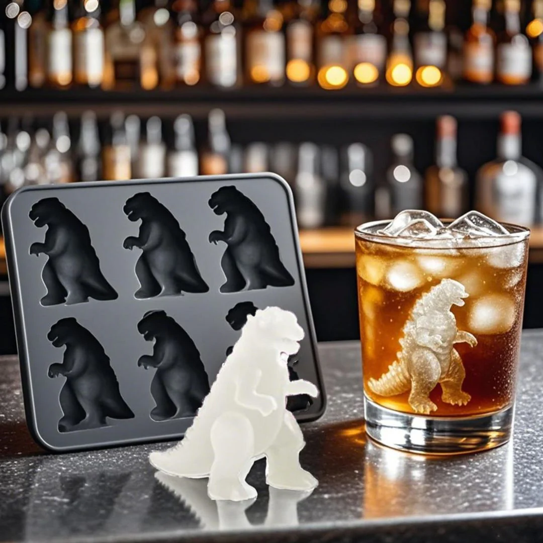 Godzilla Ice Cube Mold Tray – Monster-Sized Drink Fun! - Image 2
