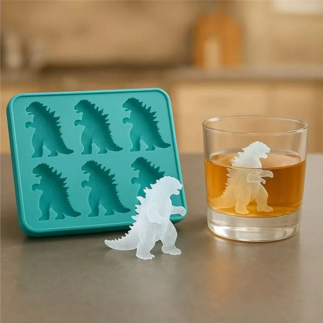 Godzilla Ice Cube Mold Tray – Monster-Sized Drink Fun! - Image 3