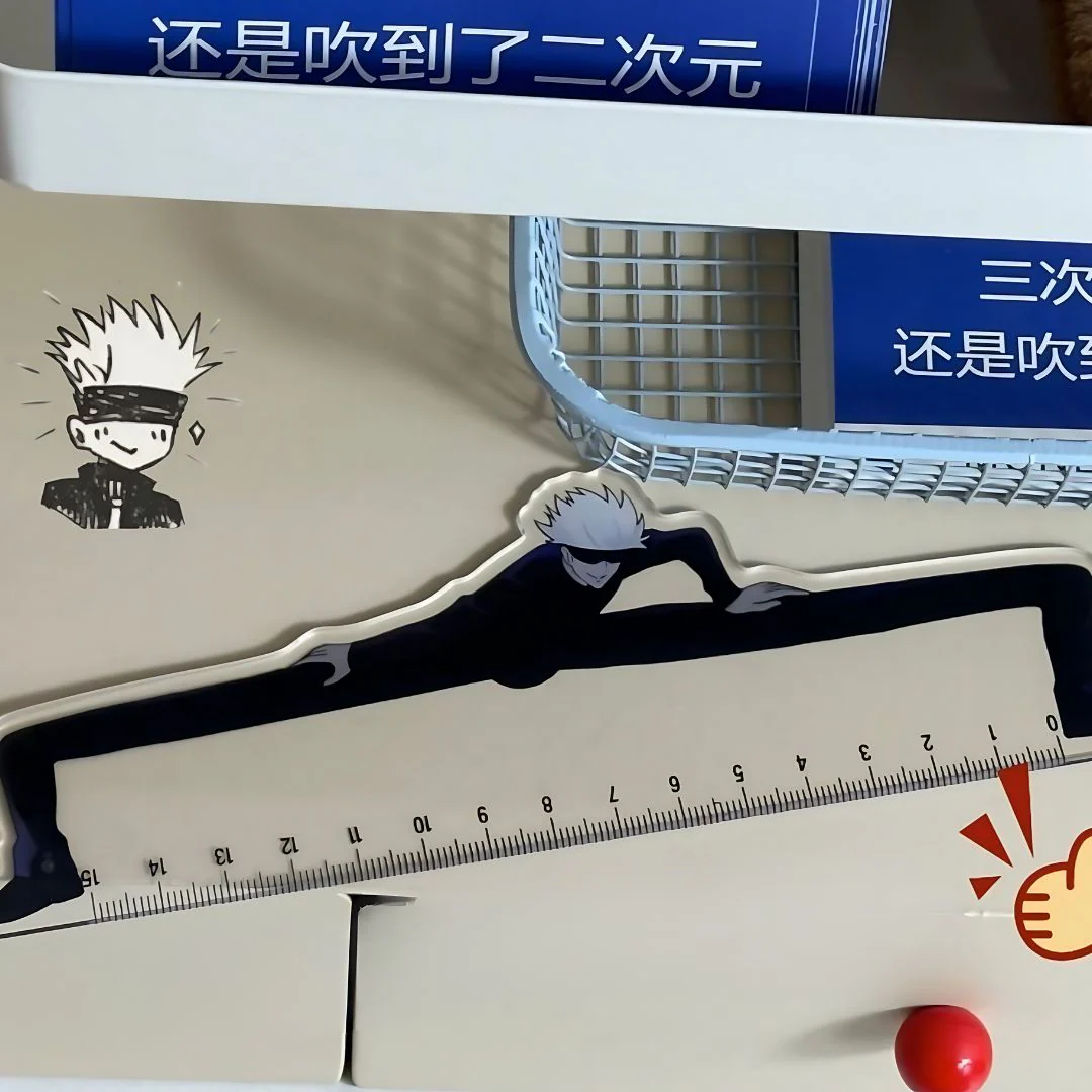 Gojo Long Legs Ruler | Jujutsu Kaisen Stationery (set of 2) - Image 2