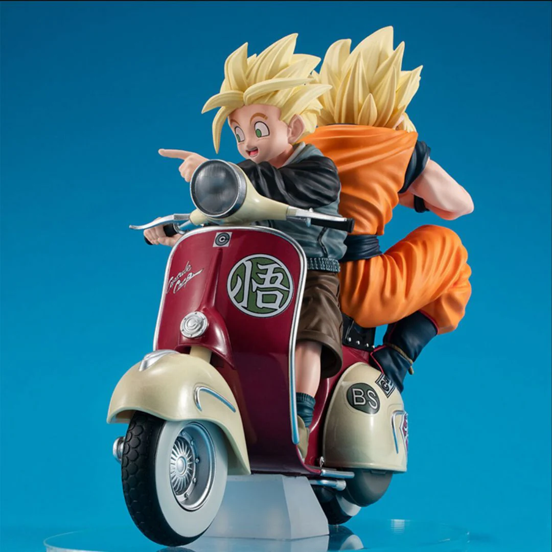 Goku n Gohan on Scooter – Traveller Two