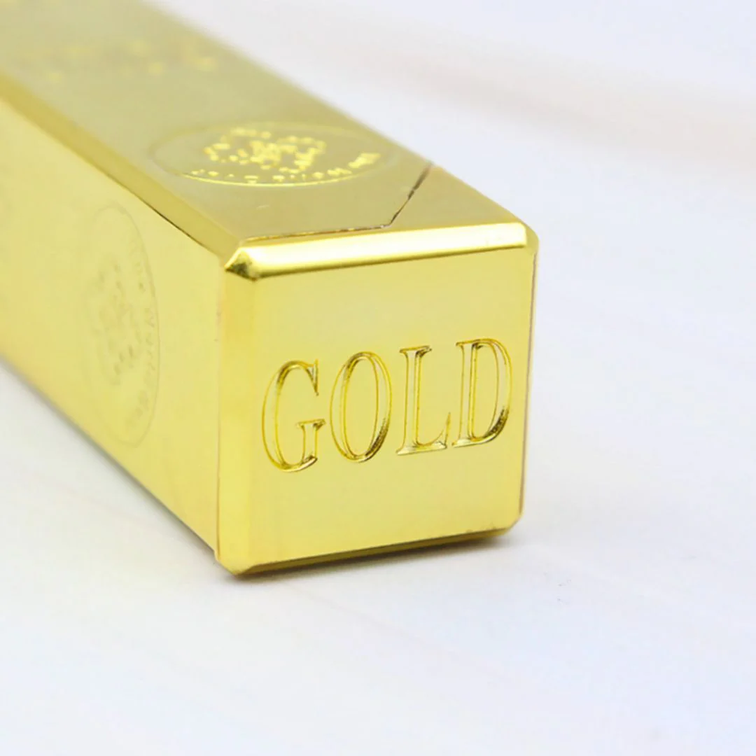 Gold Bar Butane Lighter | Refillable Jet Flame Windproof Lighter for Stylish Gifting - Image 4