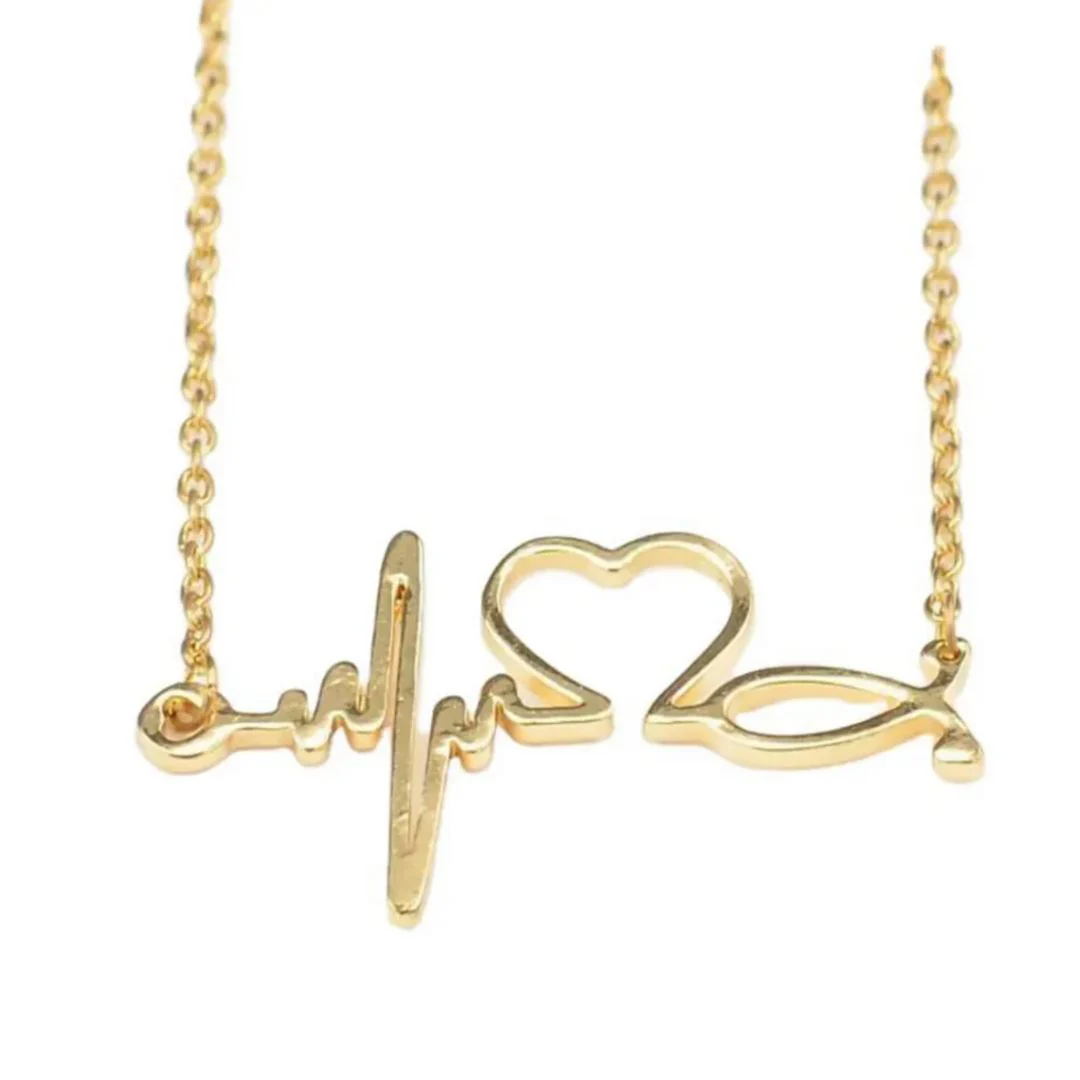 Heartbeat Necklace | Skip a Beat in Love | Gifts for Her - Image 3