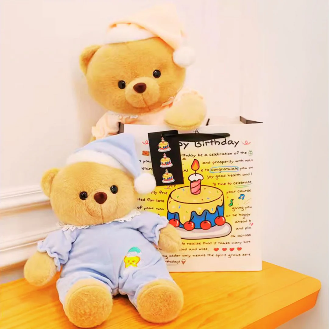 Goodnight Bear | Cute Sleepy Bear Plush