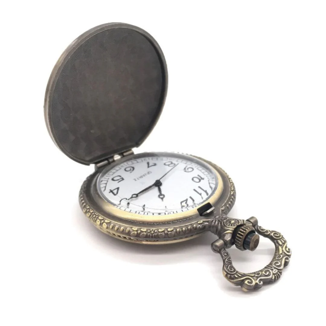 Greatest Dad - Vintage Pocket Watch Keychain - Image 3