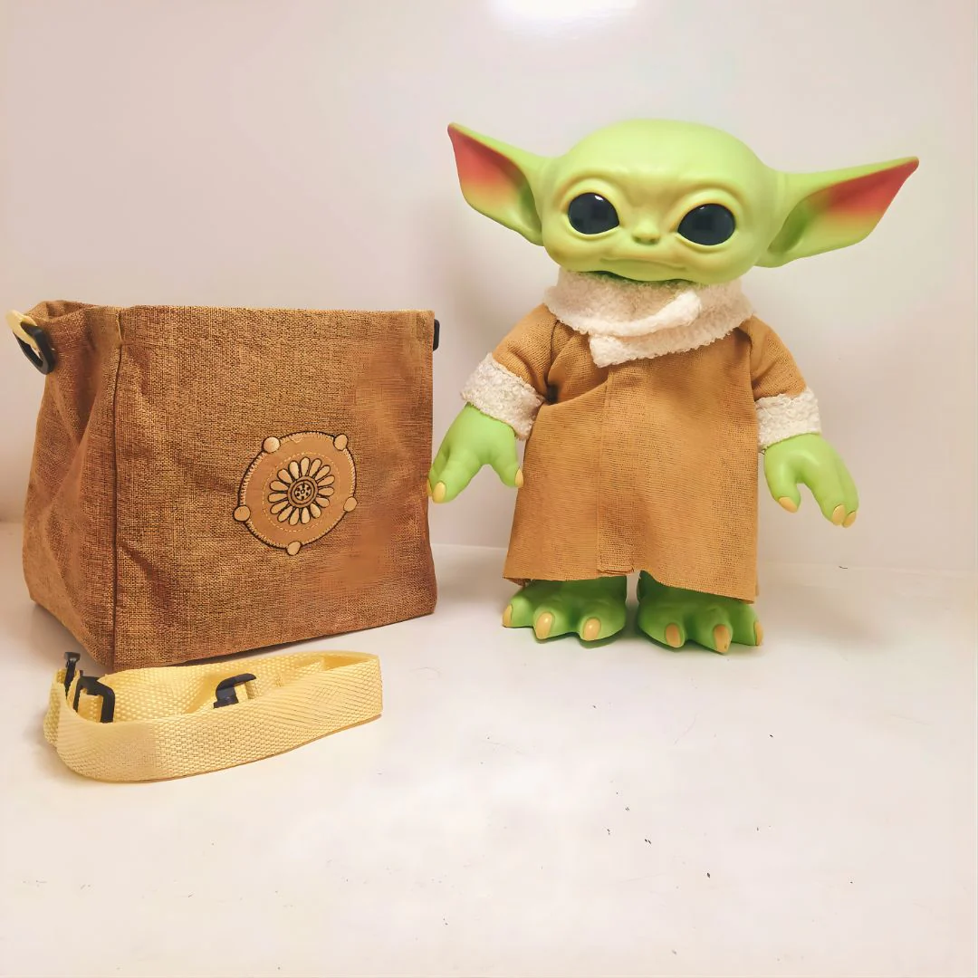 Grogu (The Child) 11-Inch Collectible Figure with Carry Satchel – Inspired by The Mandalorian - Image 2