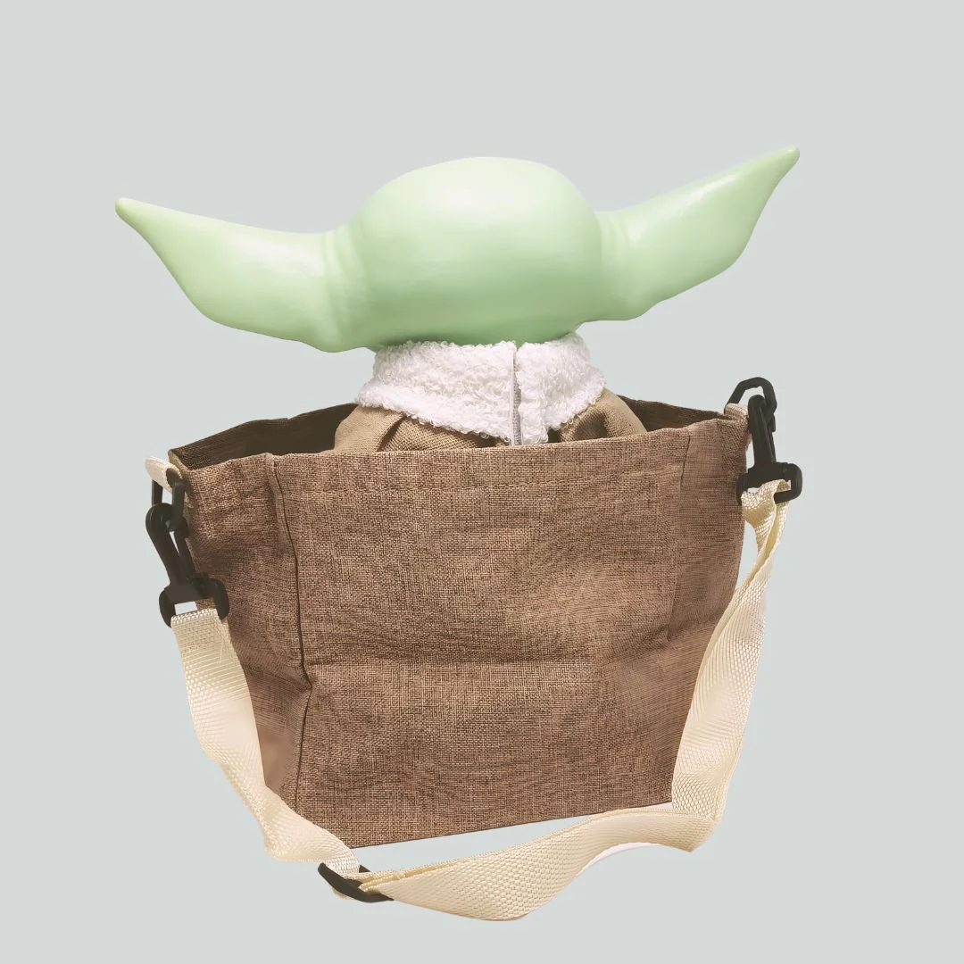 Grogu (The Child) 11-Inch Collectible Figure with Carry Satchel – Inspired by The Mandalorian - Image 3