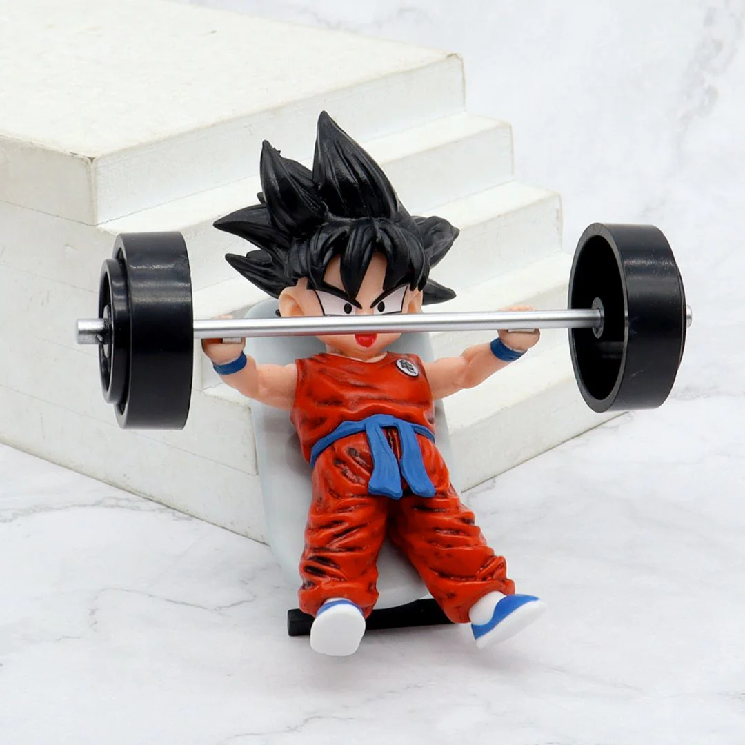 Gym Rat Goku Figurine | DBZ Workouts Figurine - Image 2