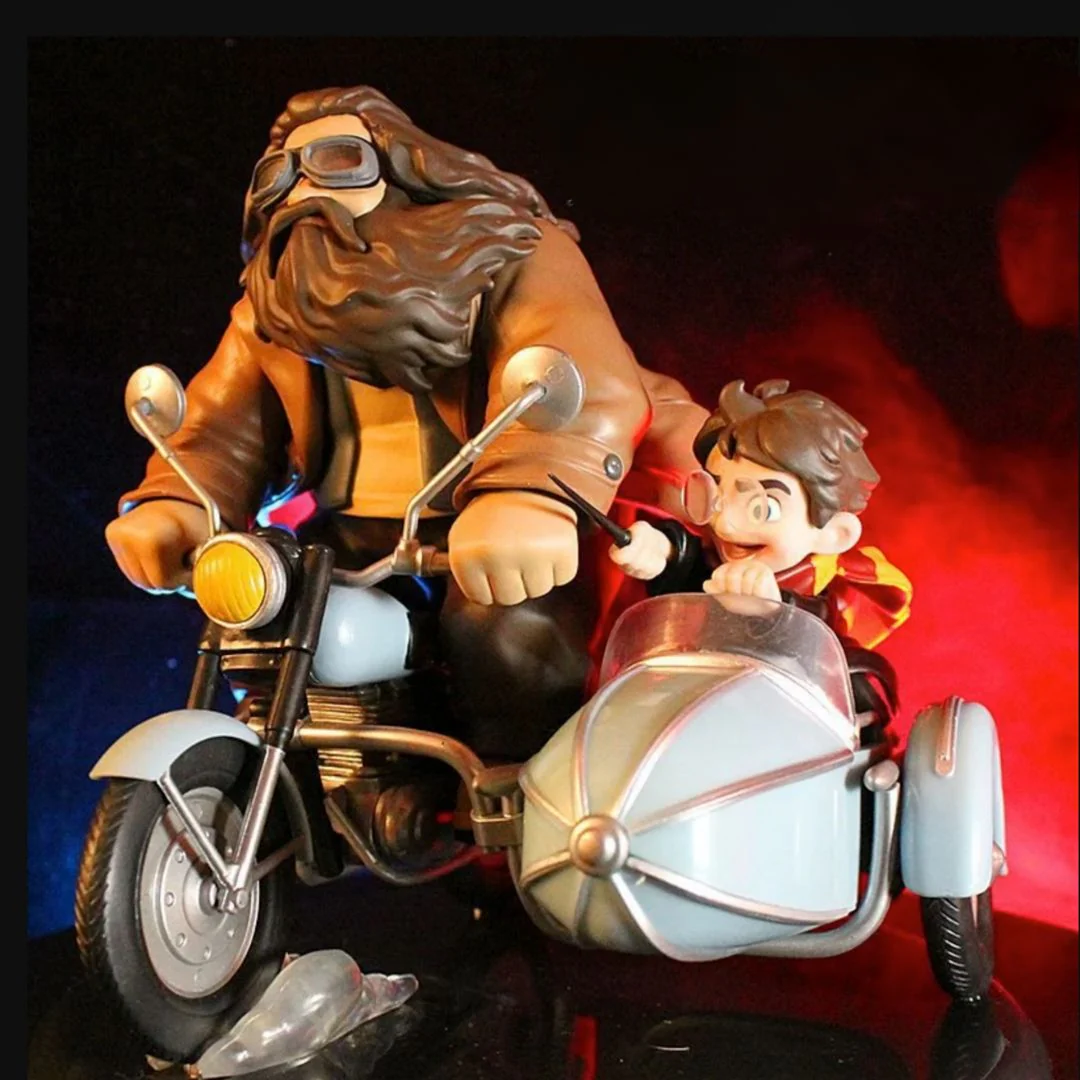 Capture the Magic: Hagrid & Harry Bike Race Diorama | Collectibles for Harry Fans