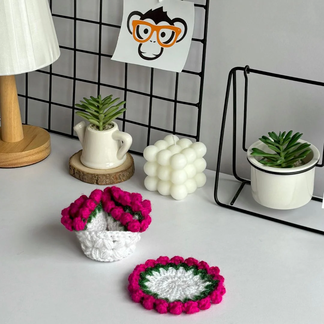Handmade Flower Bouquet Coasters | Unfold the Beauty - Image 3